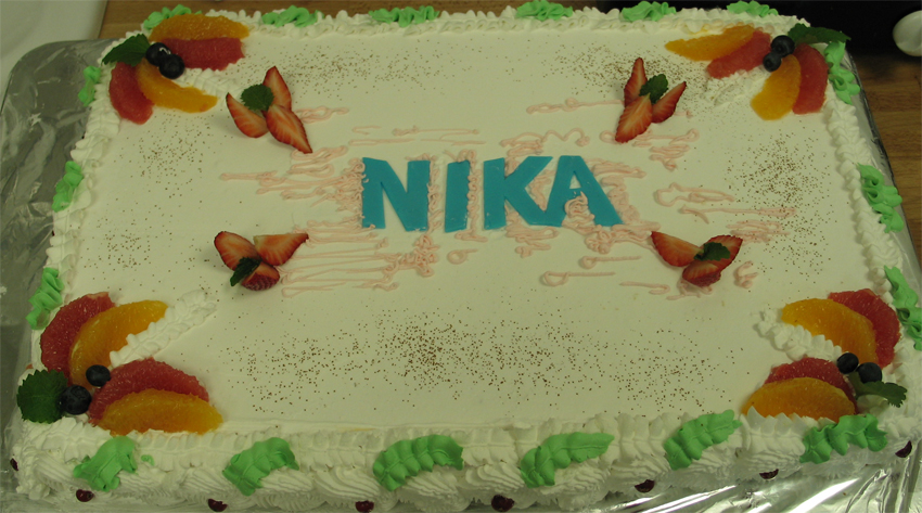 Торт компании NIKA