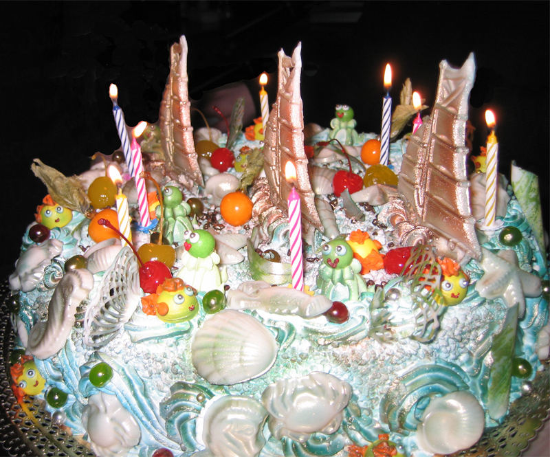 Торт день рождения